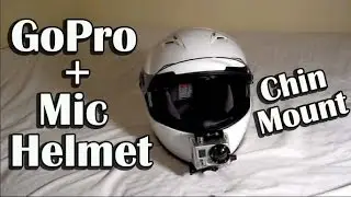 GoPro Hero Helmet Chin Mounting and Mic Set-Up MotoVlogging - GoPro Hero 2 vs GoPro Hero 3