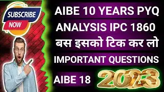 ipc important sections for aibe exam|Aibe exam preparation #