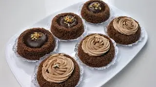 ألذ ميني كايك في دقائق بزوج بيضات حضريهم في آخر لحظة خفاف أحسن من باتيسري المحلات بكريمة الشكولاطة