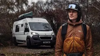 Winter van life in Scotland (Canoeing to a Remote Island)