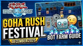 [Yu-Gi-Oh! Duel Links] How to bot farm the Goha Rush Festival [December 2025] 😉🤖💎💎
