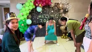 Happy New Year 2026 ( My head, my shoulder, my knees, my toes and cup game)