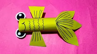 #shorts DIY ORIGAMI PRAWNS FISH MAKING WITH ORIGAMI PAPER/ EASY ORIGAMI SHRIMP FISH MAKING IN EASILY