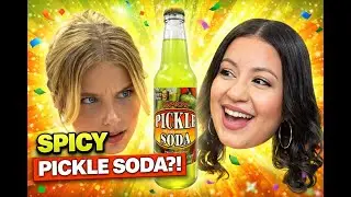 Rocket Fizz Spicy Pickle Soda Taste Test 🥒 | This Got Intense