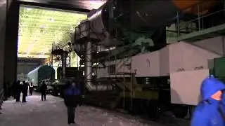 Expedition 30 Soyuz Moves to Launch Pad