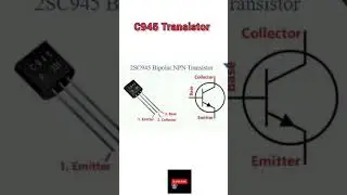 2sc945 transistor pinout #akexperiment #electronic #pinout #npn #2sc945 #c945 #945 #shorts