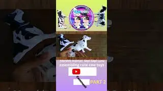 Assemble a funny and cute talking cow toy #cow #cowdance #animals #animalshorts #fypシ゚viral #fyp