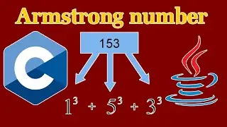 Armstrong Number || Armstrong number in java and C || ODIA CODER
