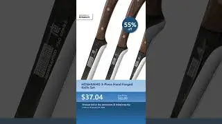 HOSHANHO 3-Piece Hand Forged Knife Set