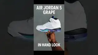 Air Jordan 5 &ldquo;Grape&rdquo; | In-Hand Look 👀🍇 #nike #airjordan5  #sneakers #kicks  #nikeshoes  #shoes