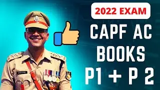 BOOKLIST for CAPF 2022 Exam | Best CAPF Preparation Books for PAPER 1 and PAPER 2 | CAPF Books