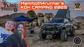 Camping at King Of Hammers! 4th Gen Tacoma