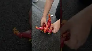transforming Bakugan Dragonoid Maximus 8-Inch Figure Lights Sounds Battle Planet