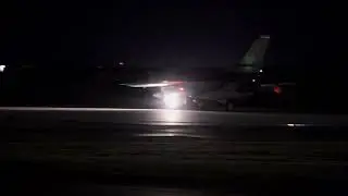 457th Fighter Squadron Night Mission Launch