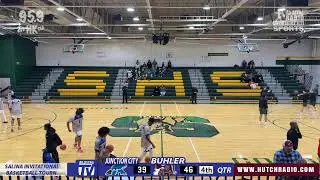 Buhler vs Junction City Girls Varsity Basketball @ Salina Invitational Tournament 95.9 KWHK 1-23-25