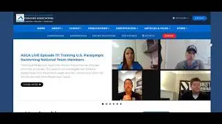 ASCA level 2 registration steps with Professional Sports & lifeguard