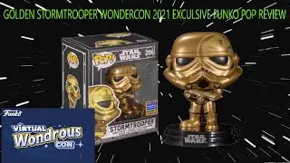 Star Wars-Golden Stormtrooper Wondercon 2021 Exclusive Funko Pop Review