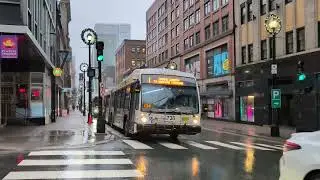 Walking Around Downtown in a Heavy Rain