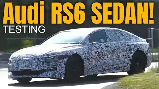 New 2027 Audi RS6 e-tron Sedan Caught Testing at the N&uuml;rburgring &ndash; Audi&rsquo;s Future Beast?