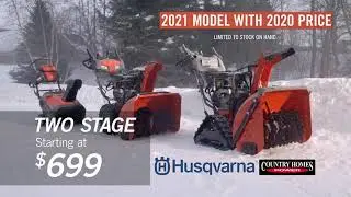 Reserve Your Husqvarna Snow Blower 2021