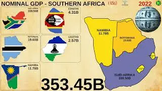 TOP SOUTHERN AFRICA ECONOMIES BY NOMINAL GDP (US$)