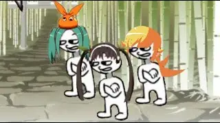 Amogus Monogatari meme