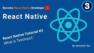 React Native: Textinput #3 | React Native Tutorial in Hindi | हिंदी में