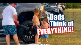Ultimate Dad Beach Hack: Leaf Blower vs. Sandy Kids