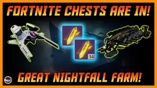 Fornite Chest Armor! Telesto Ship! LFR NERF! Super Rare Sparrow! Banshee Almost God Roll!