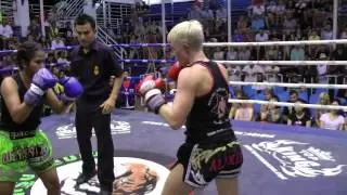 Alexis Asher (Sinbi Muay Thai) Ex Golden Gloves Champion Fights @ Bangla