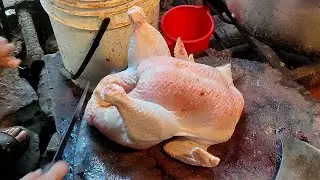 Big Chicken Cutting Technique - Cutting Skills