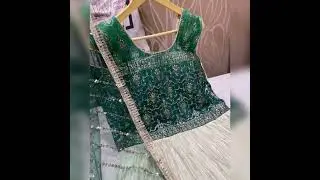 Beautiful collection for upcoming feativals*non silk gown Wd gold print n small zarkans embroidered