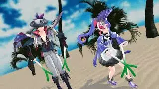 【鳴潮MMD】Ievan Polkka（一番のみ）【ロココ、ブラント】