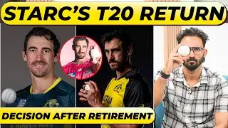 MITCHELL STARC NAMED IN SQUAD.  'MY GOAL IS TO BRING ANOTHER TROPHY HOME' BIG MOVE AFTER RETIREMENT