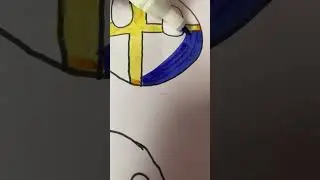 Sweden #artdrawing #countryballs #art #ball #sweden