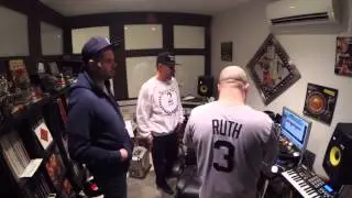 Tony Touch, Statik Selektah & Phat Phillie In The Studio (NYC)