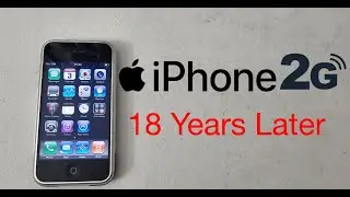 Использование iPhone 2G в 2025 году (18 лет спустя)