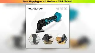 YOFIDRA Oscillating Multi Function Tool Electric Saw Trimmer Shovel Cutting woodworking Machine
