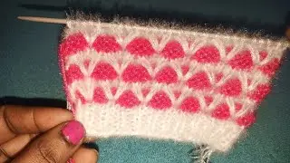 दो रंगों का बहुत ही सुंदर स्वेटर डिजाइन|| A very beautiful two- colour sweater design 