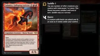 Magic MTGA - Destroy all your opponents stuff with Calamity Galloping Inferno, Ashen Rider & friends