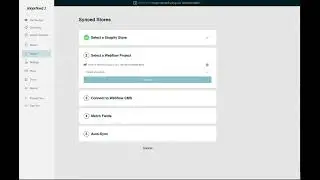 Shopify to Webflow CMS Auto-Sync: Connecting to Webflow