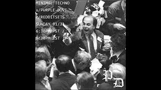 Purple-Dove - Minimal Techno DJ Set - Stonks Flying