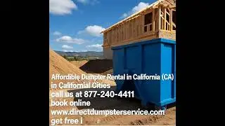 Affordable Dumpster Rental in California