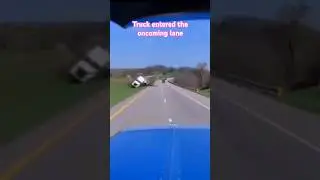 POV Trucking USA Truck entered wrong lane #shorts