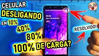 Celular DESLIGANDO sozinho EM 10 20 30% de carga? TENTE ISSO ANTES DE LEVAR NA ASSISTENCIA!