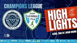 01.11.2025 I Riga futsal club - Loznica Grad I Highlights
