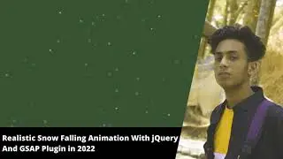 Realistic Snow Falling Animation With jQuery And GSAP Plugin in 2022 | jishaansinghal