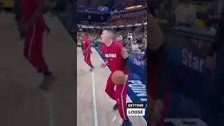 Tyler Herro warming up Three Point #shorts #KiaTipOff