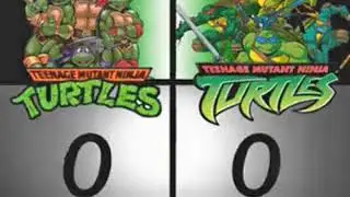 Classic TMNT vs 2K3 TMNT 1 Intro, Action, and Comedy