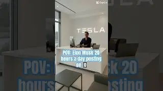 POV: Elon Musk posting for 20 hours a day #short #elonmusk